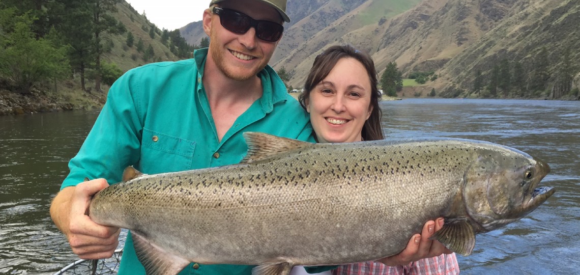 Cast and Blast Salmon Fishing Snake River